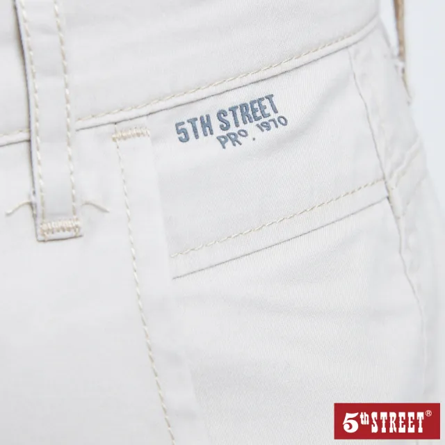 【5th STREET】男休閒短褲-淺卡其