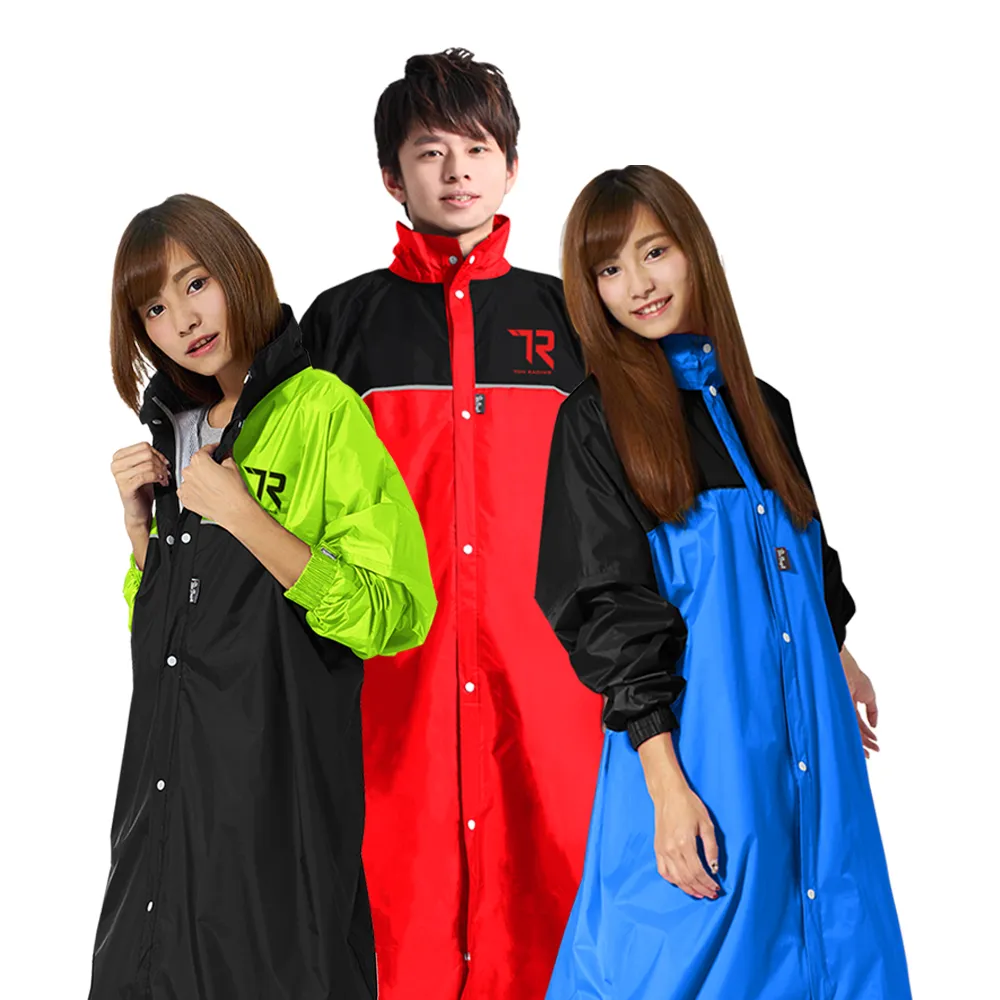 【TDN】飛迅超輕速乾雨衣連身雨衣(前開式雨衣機車雨衣透氣內網EU4333)