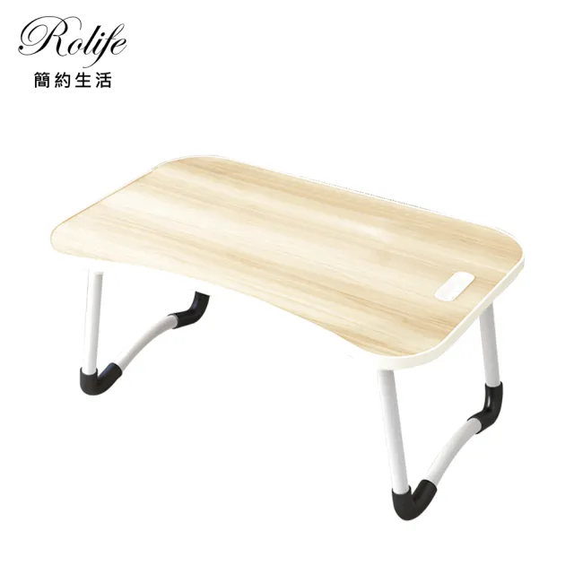 【RoLife簡約生活】全新第三代簡約風格質感床上桌(60x40cm 懶人桌/小餐桌/手機平板放置)