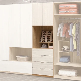 【H&D 東稻家居】2尺鏡台衣櫃/TJS1-04522(衣櫃 拉門衣櫃 鏡台衣櫃 鏡台櫃 收納櫃)