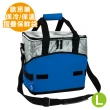 【Quasi】歐思樂摺疊保冷保溫袋-L藍(保鮮袋/保冰袋/保溫袋)