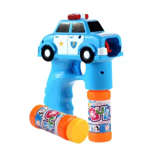【888ezgo】警察車造型連續式電動泡泡槍（有LED燈+音樂）