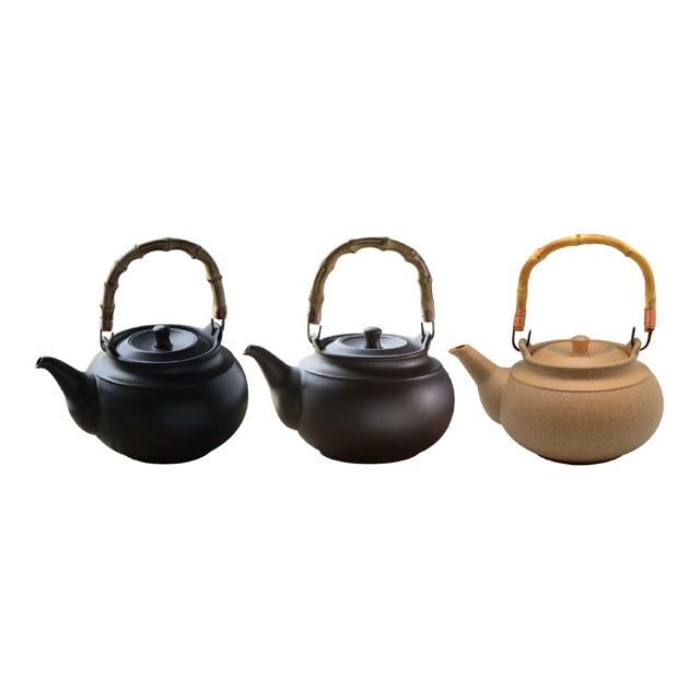【LohasPottery 陸寶】寶滿燒水陶壺1號-0.9L(燒水品茗 遠紅外線陶壺)