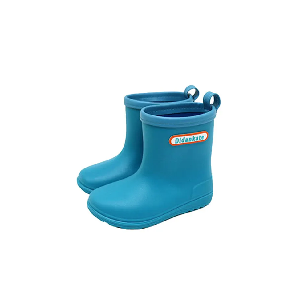 樂邁家居】Didankate 俏皮輕便雨鞋男女童靴兒童雨鞋(防水三色任選耐磨