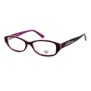 【ANNA SUI 安娜蘇】精緻玫瑰造型眼鏡-浪漫紫(AS575-188紫)