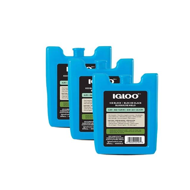 【IGLOO】保冷劑 MAXCOLD 25197 S號 三入一組(保冷、保鮮、戶外露營、冰桶使用)
