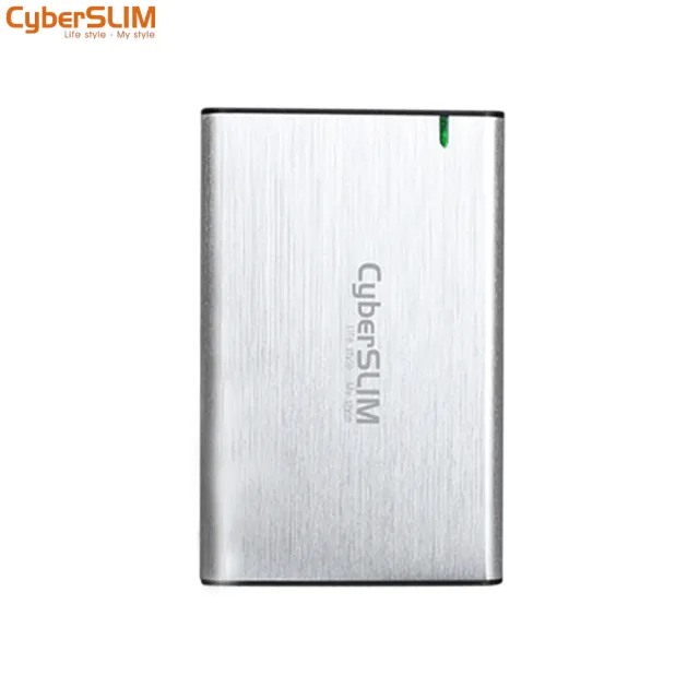 【CyberSLIM】B25U31 2.5吋硬碟外接盒 銀色 Type-c(usb3.1傳輸)