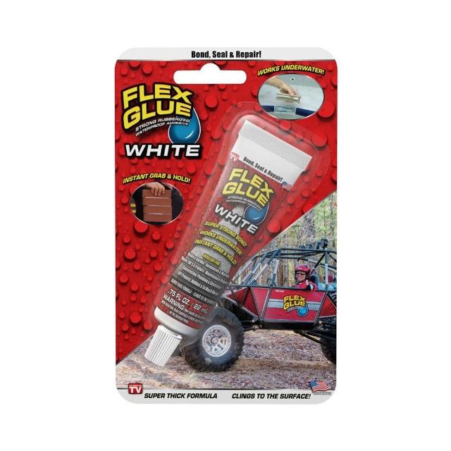 【FLEX SEAL】FLEX GLUE 飛速大力固化膠 白色(防水免釘／22 ml)