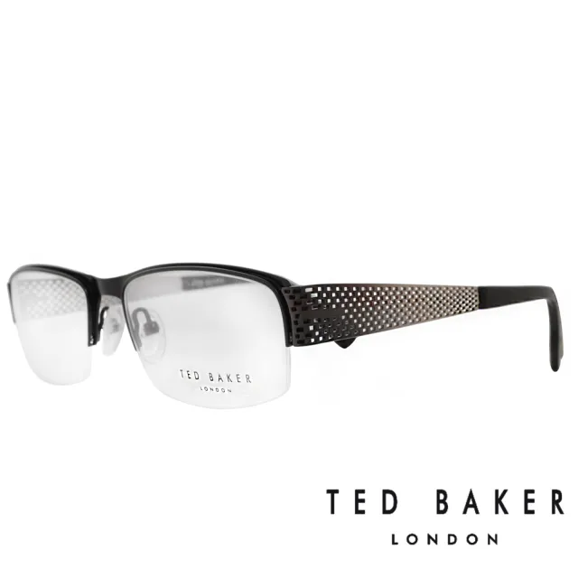 【TED BAKER】英國時尚金屬造型光學眼鏡(TB4188-001·銀)