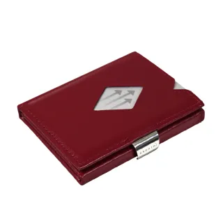【挪威 EXENTRI】紳士皮夾-經典款-朱紅色(皮夾 錢包 短夾 卡夾 信用卡夾 名片夾 皮夾推薦 RFID 禮物)