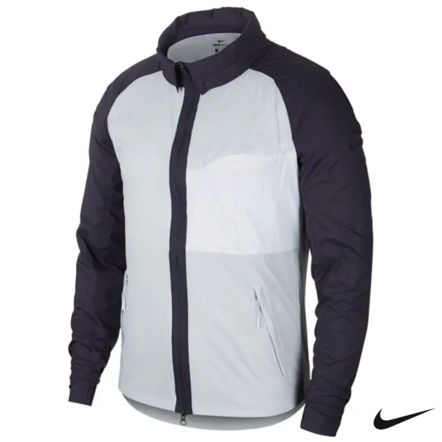 【NIKE 耐吉】Nike Golf Shield Jacket 男高爾夫防風外套 藍 淺灰 AJ5445-043