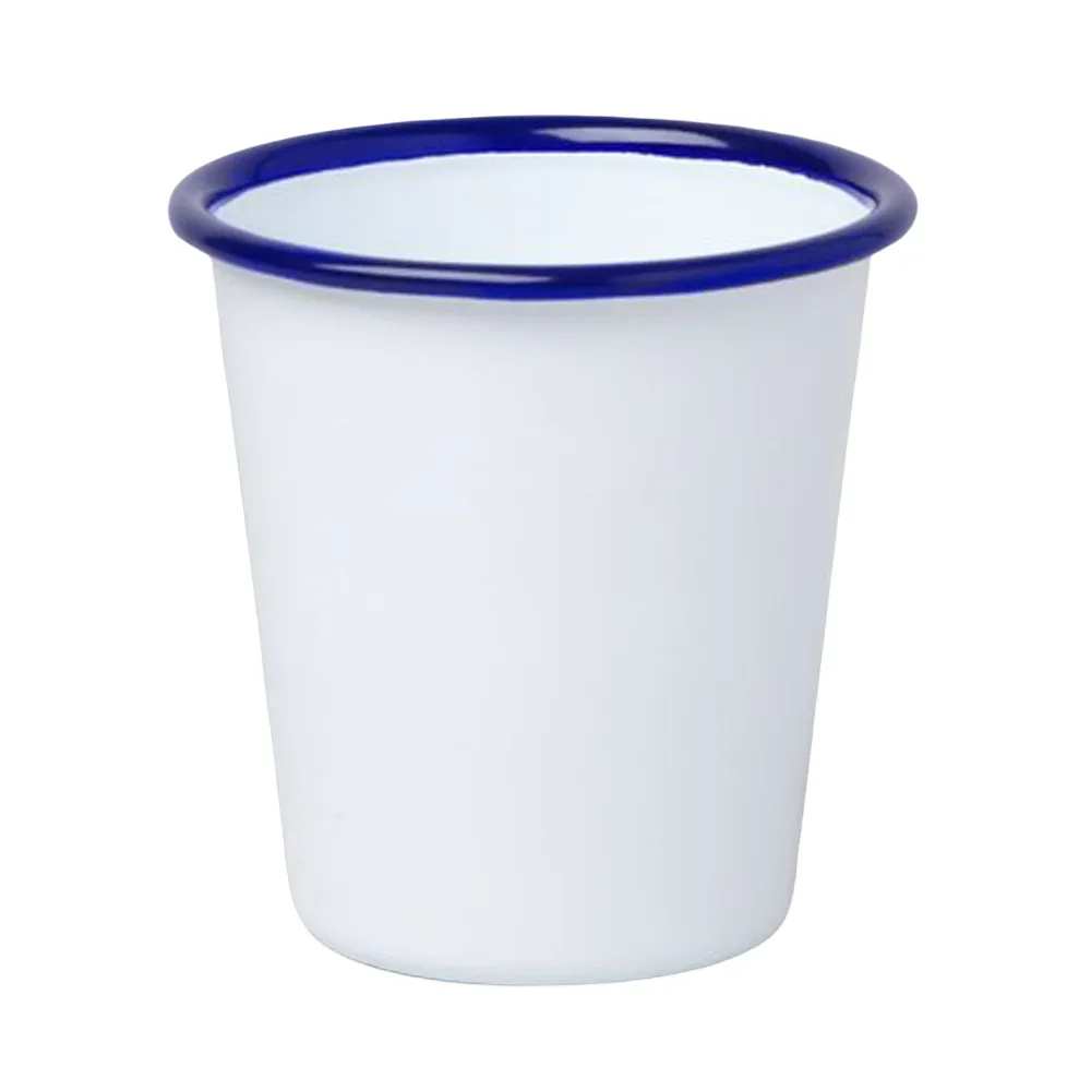 【英國 Falcon】獵鷹琺瑯 水杯 茶杯 310ml 藍白