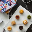 【金格食品】旅人彩食鐵盒手工餅乾禮盒(日本新銳設計師八木彩設計款)
