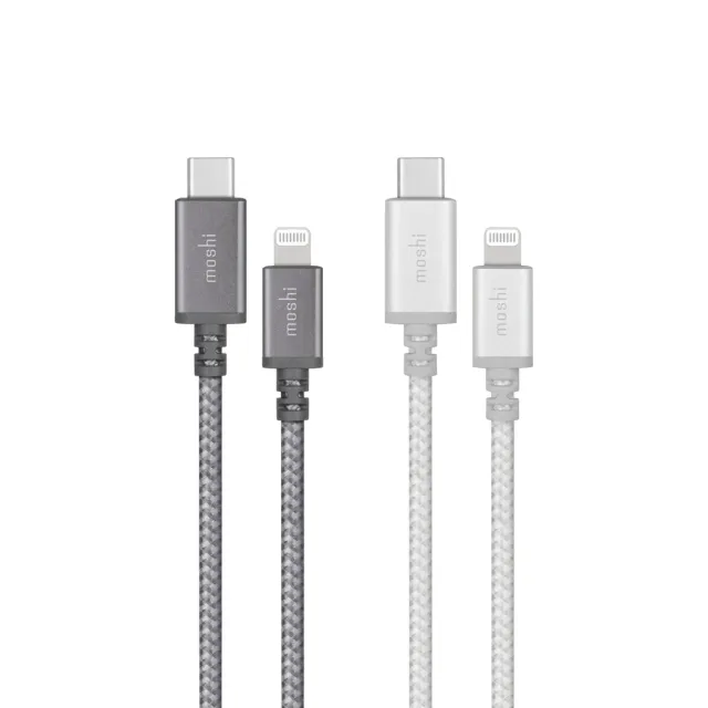 【moshi】Integra USB-C to Lightning 充電線 編織傳輸線 1.2m(iPhone充電線)