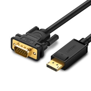 【綠聯】1.5M DP轉VGA傳輸線 Display Port 1.1V  male to VGA male cable