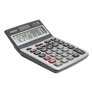 【CASIO 卡西歐】12位數雙電源可掀式商用計算機(AX-120ST)