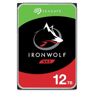 【SEAGATE 希捷】IronWolf 12TB 3.5吋 7200轉 256MB NAS 內接硬碟(ST12000VN0008)
