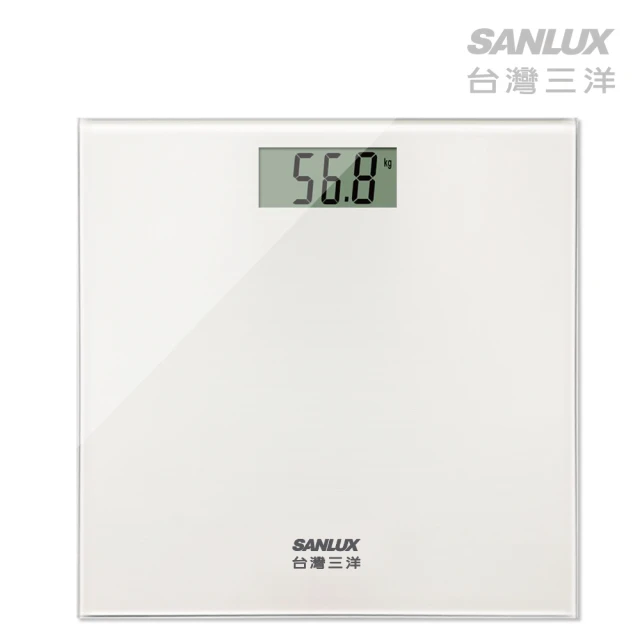 【SANLUX 台灣三洋】數位體重計(SYES-301W 白)