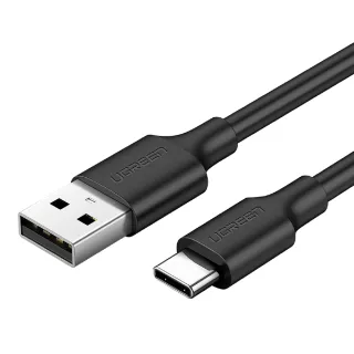 【綠聯】USB-A to Type-C快充傳輸線 升級版(黑色)