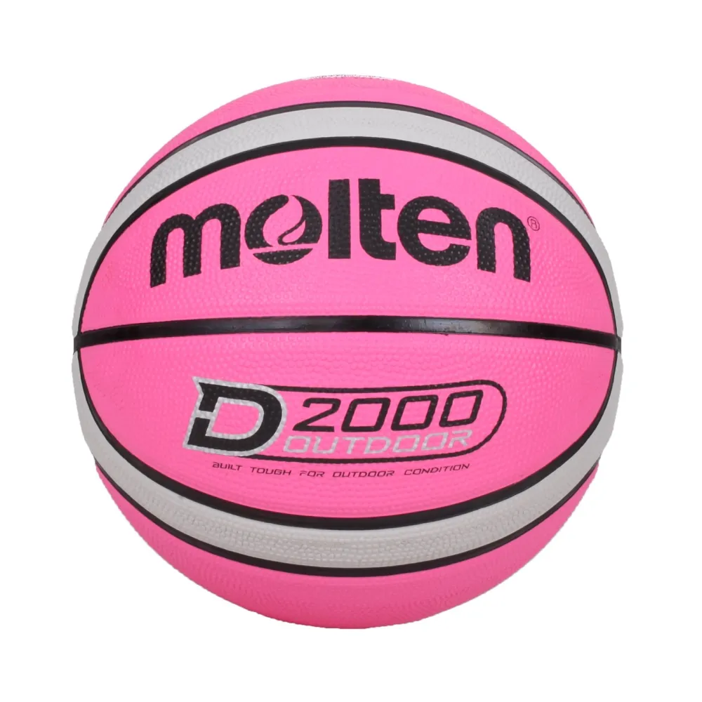 【MOLTEN】#6橡膠深溝12片貼籃球-6號球(B6D2005-PH)