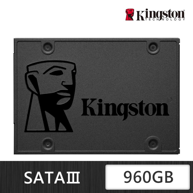 【Kingston 金士頓】SA400_960GB_2.5吋 SATA-3(SA400S37/960G)