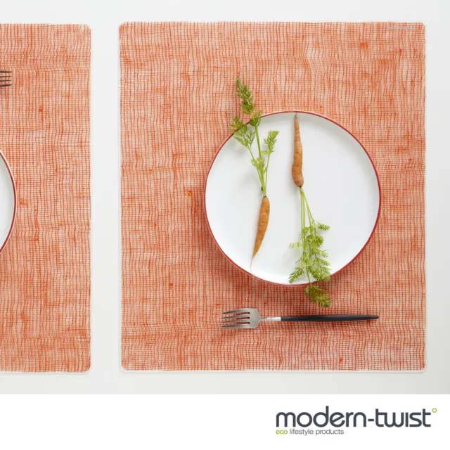 【Modern Twist】最高等級矽膠經典餐墊-棉麻 有9色可挑選