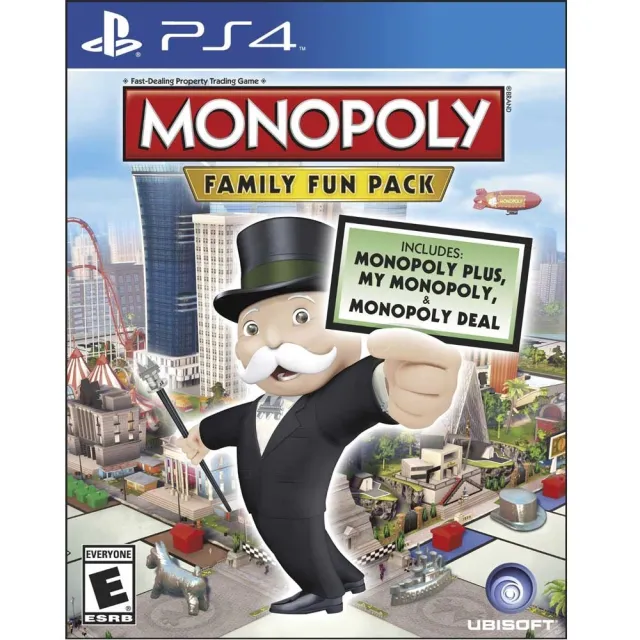 【SONY 索尼】PS4 地產大亨：家庭歡樂包 英文美版(Monopoly Family Fun)