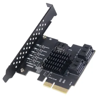 【伽利略】PCI-E 3.0 4X  SATA III 5埠 擴充卡(PEMSP01)
