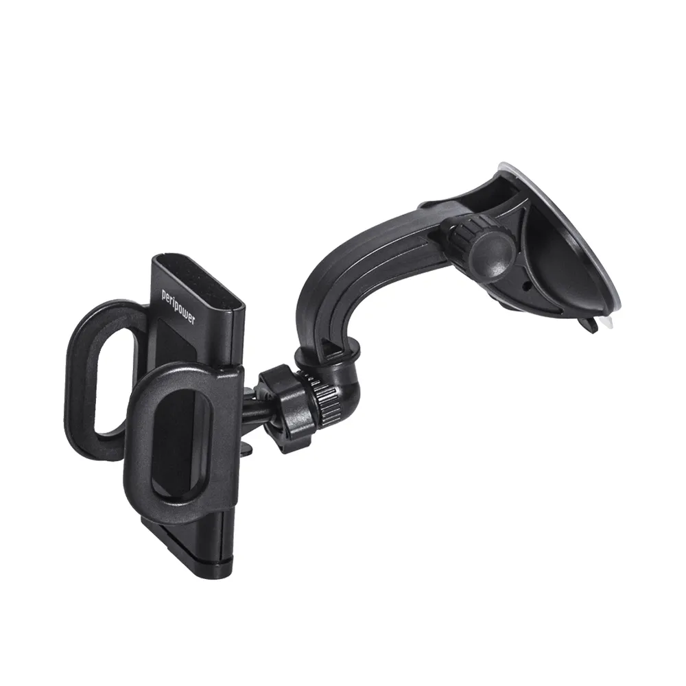【peripower】MT-W11 車用機械手臂式手機架/手機支架(黑色)