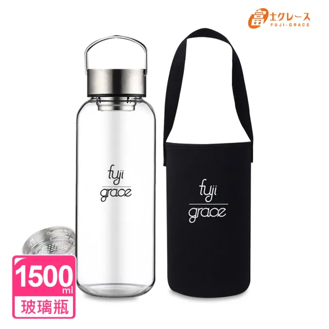 【FUJI-GRACE 日本富士雅麗】大容量耐熱玻璃罐(1500mL)