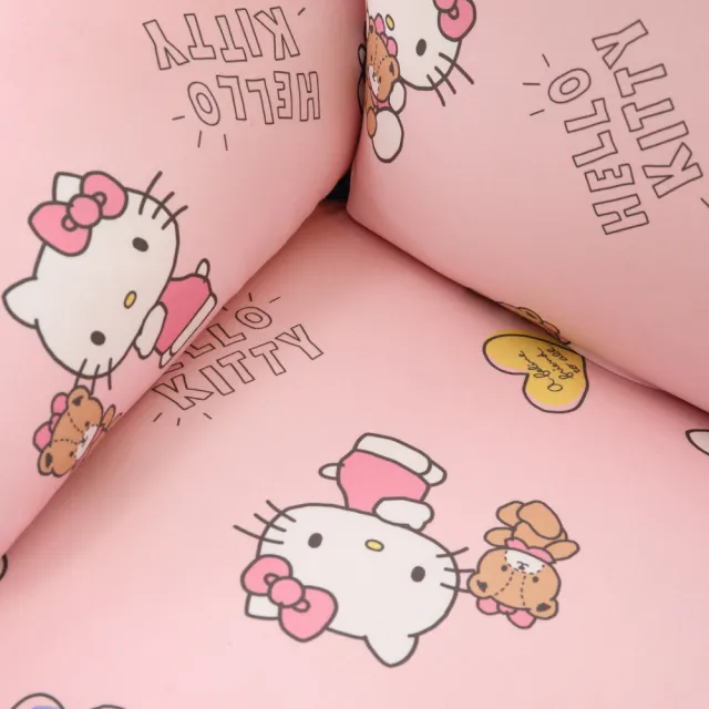 【格藍傢飾】Hello Kitty 凱蒂貓 涼感彈性沙發套-3人座(7款可選)