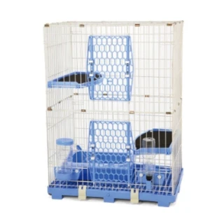 【ACEPET 愛思沛】精緻貓屋-附2個跳板（610-M2Y）(貓籠、貓屋)