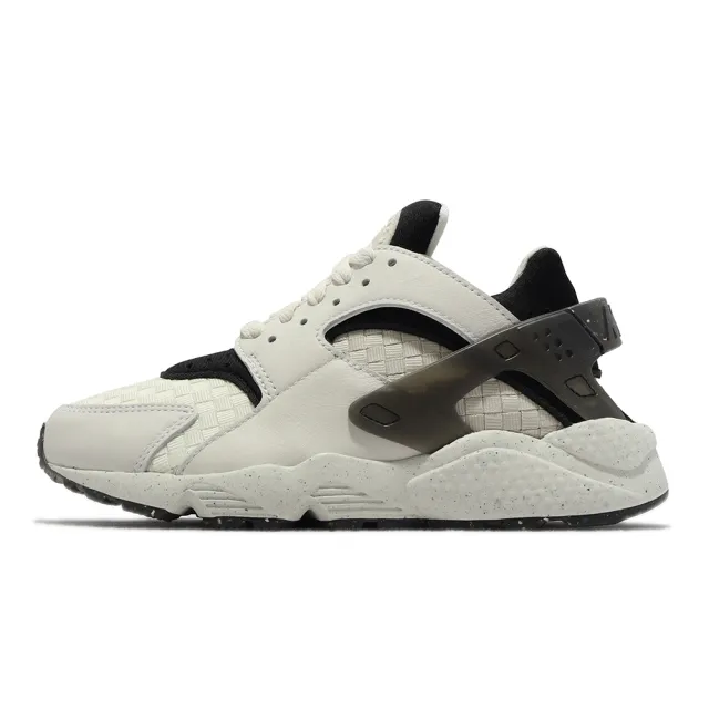 NIKE 耐吉】休閒鞋Wmns Air Huarache Crater PRM 女鞋米白黑緩震武士鞋