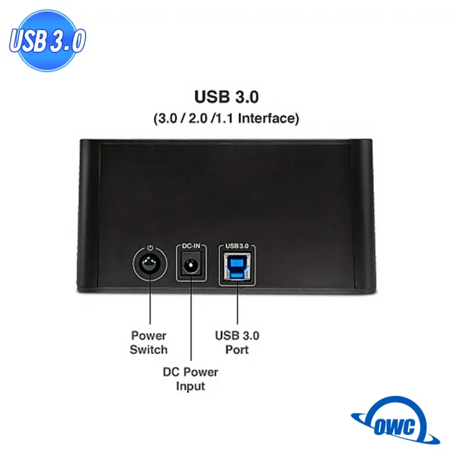 【OWC】NewerTech Voyager S3(USB3.0 單槽 2.5吋 與 3.5吋 通用硬碟插座)