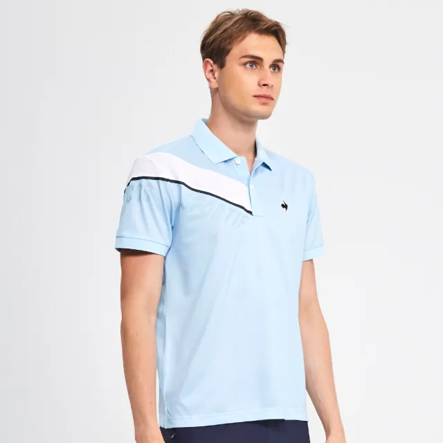 【LE COQ SPORTIF 公雞】排汗速乾運動Training短袖POLO衫 男-3色-LWR21642