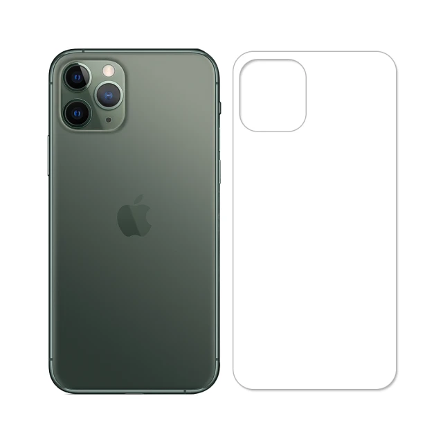 【SHOWHAN】iPhone 11 Pro 軟膜保護貼/水凝膜/金剛隱形膜-背貼(附刮卡)