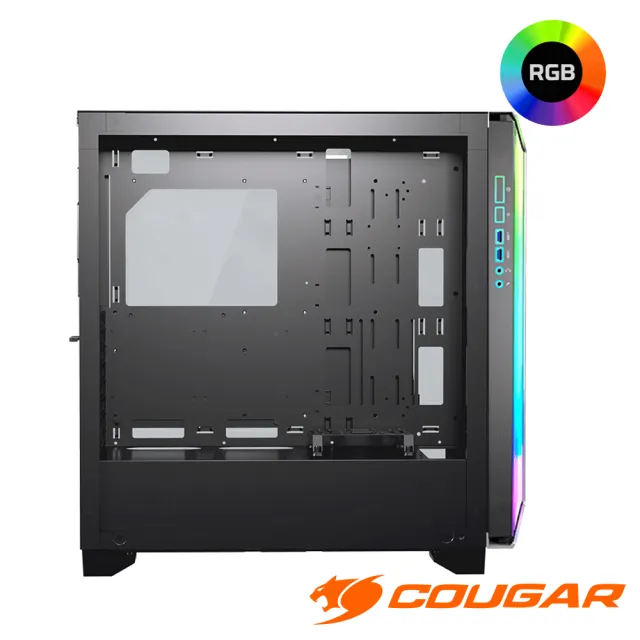 【COUGAR 美洲獅】DarkBlader-G 炫彩RGB機箱 全塔機殼(Mini ITX / MicroATX / ATX)