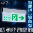 【A-NING】3：1避難方向指示燈-壁掛式 單面 向右款(LED投光式│C級│居家安全│CNS ISO消防認可)