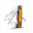 【VICTORINOX 瑞士維氏】Hunter XT Grip5用瑞士刀(0.8341.MC9)