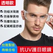 【太力TAI LI】台灣製防霧透明防護眼鏡護目鏡 抗UV400 檢驗合格(贈眼鏡袋+眼鏡布)
