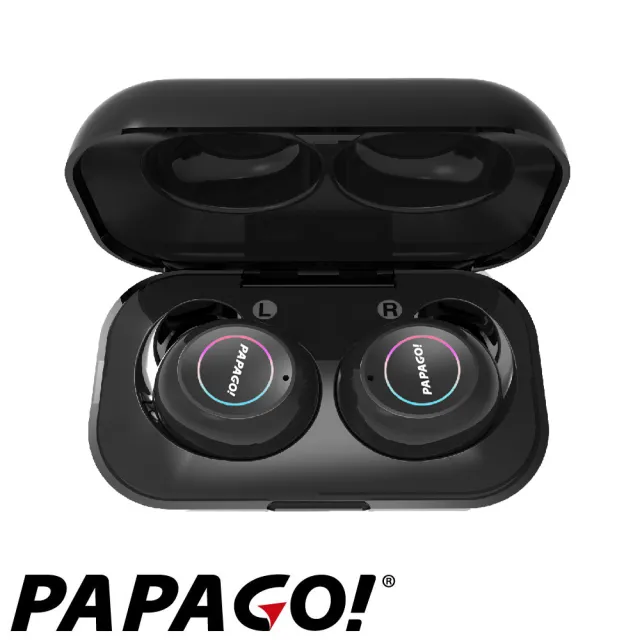 2入組★【PAPAGO!】W2 真無線直覺式觸控藍牙耳機