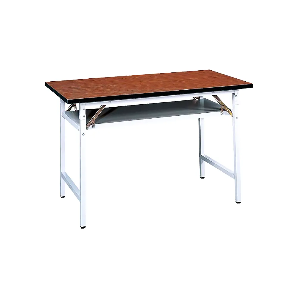 【IHouse】OA 皮特 直角折合式木紋會議桌 寬120深60高74cm