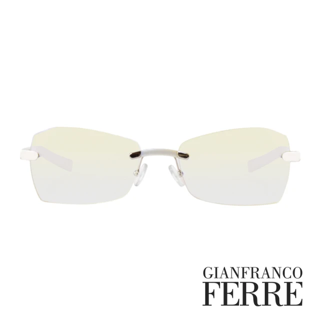 【Gianfranco Ferre】義大利簡約時尚造型太陽眼鏡(白-GF554-01)