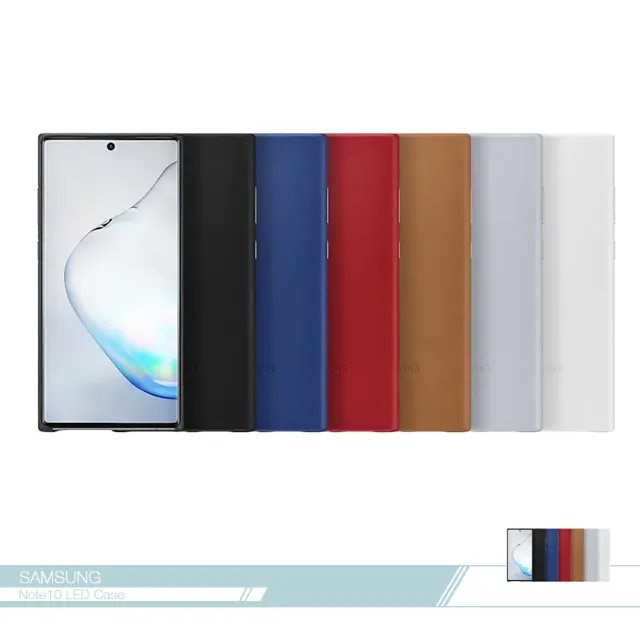 【Samsung 三星】原廠Galaxy Note10+ N975專用 皮革背蓋-小牛皮(公司貨)