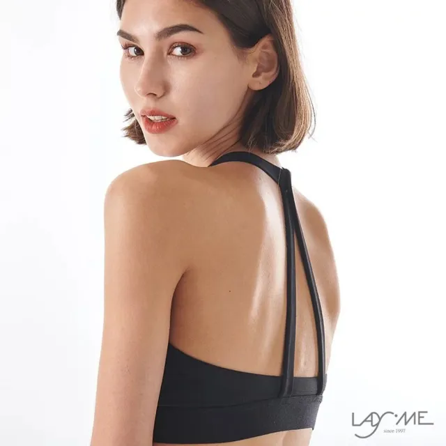 【LadyMe】動感元素-黑色 M-XXL罩杯(運動內衣)