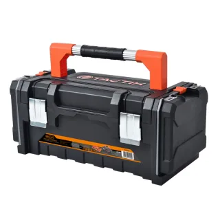 【TACTIX】雙外置收納鋁把工具箱 TX-0348