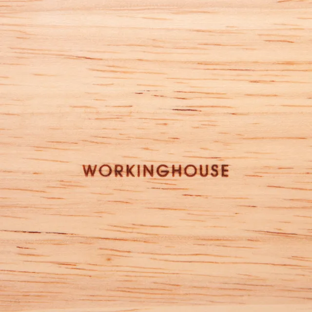 【生活工場】木質宣言橡膠木方型分隔餐盤