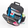 【UnMe】MIT經典圖騰透氣護脊後背書包 附筆袋及雨套(桃紅色/低年級110CM-145C適用)