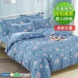 【Osun】棉質四件床包被套組浪漫風格(雙人/CE295/多款任選)