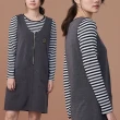 【MsMore】歐美風背心連衣裙套裝組#101073(灰色)
